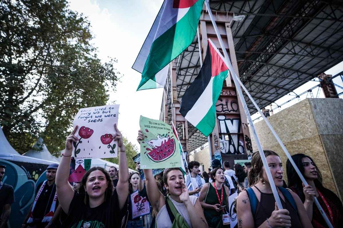 Cortei pro Palestina 7 ottobre 