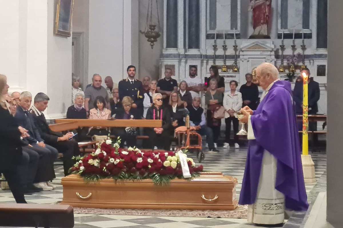 I funerali dell'altra vittima di Gleboni, Paolo Sanna